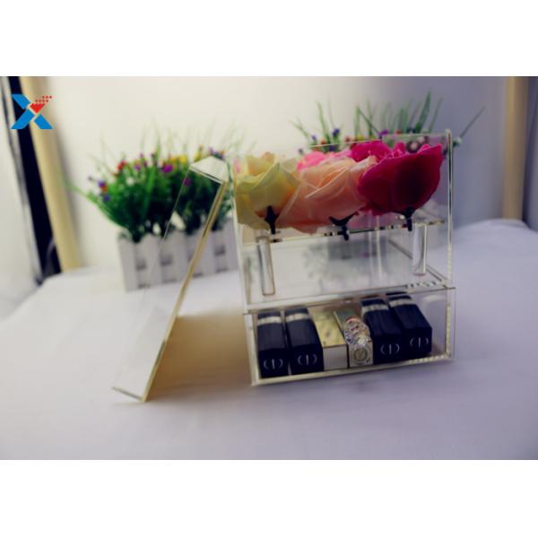 9 Holes Acrylic Flower Pot Chemical Stability , Small Acrylic Box A Class Acrylic Sheet