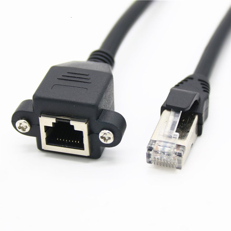 сеть 5.0mm защищаемая переходником привязывает портативную машинку RJ45 с одиночным портом