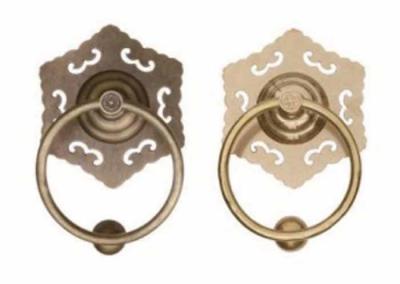 Flower Shape Door Knocker With Satin Finish Clear Finished Anti-theft Anti-rust Antique Design Metal Door Accessories
