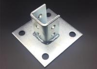 O HDG galvanizou o aço carbono Unistrut da placa de base electrogalvanizado