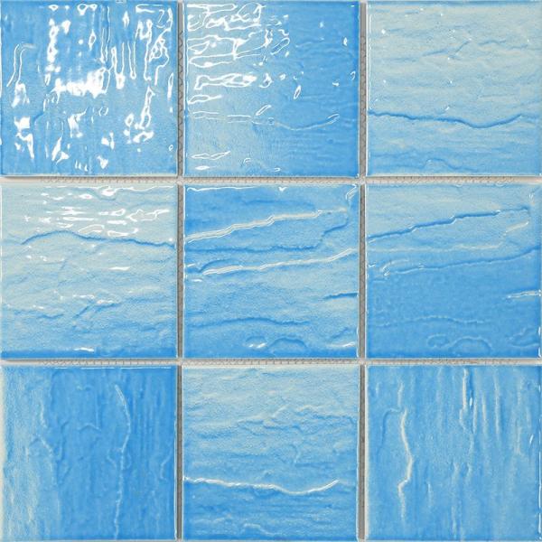 Azulejo de mosaico porcelánico antideslizante para piscina 4X4 97X97