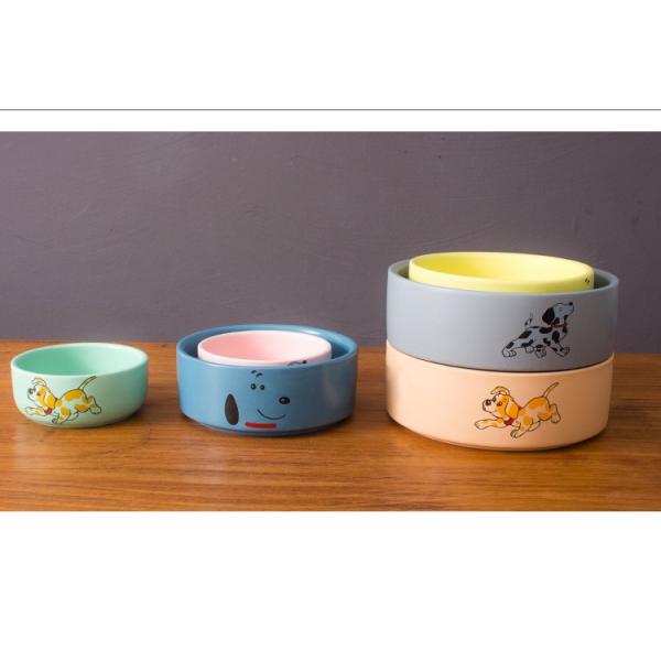Customized Ceramic Pet Bowl Feeders For Small Animal Food Water Sustainable