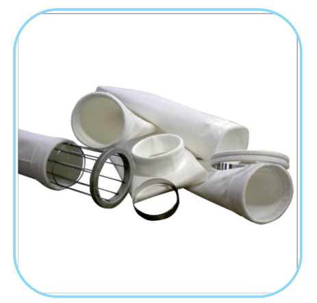 Non Woven Industrial Filter Bags P84 PTFE Acrylic Nomex PPS Materials