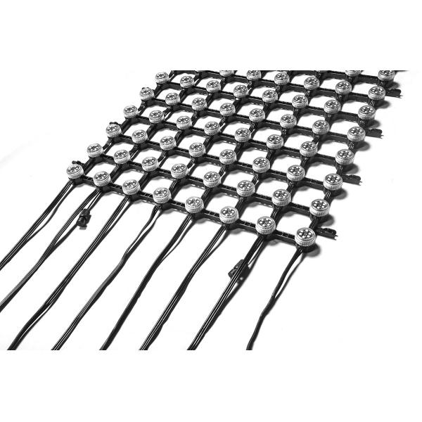 Ultra Light Flexible LED Display , Soft LED Curtain Display Modular Splicing Convenient