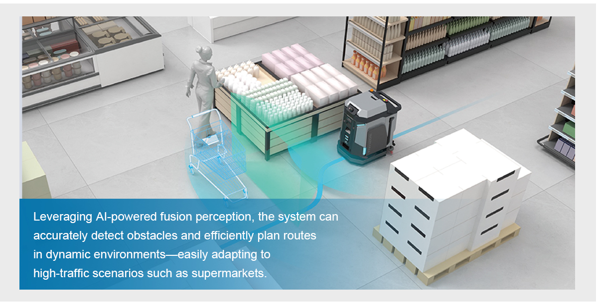 5-in-1 Smart Commercial Cleaning Robot 48V 30Ah Battery High Efficiency Autonomy Vacuuming Mopping Robot