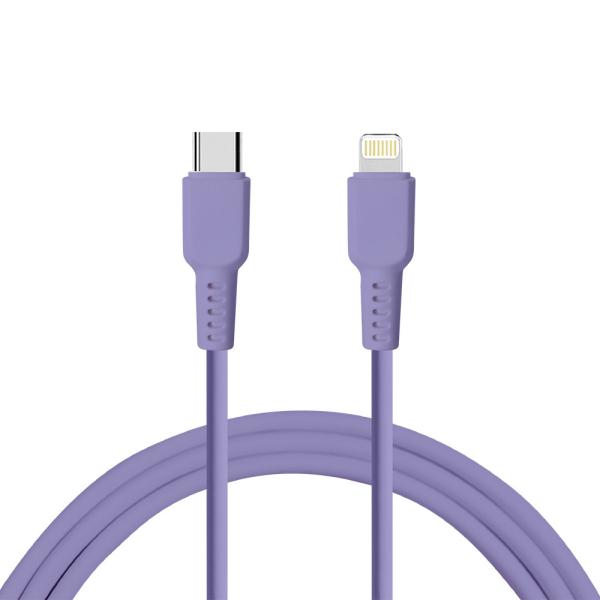 Customizable TPE USB Cable 1m / 2m length C-C20V3A 60W max / C-L 9V3A 27W max