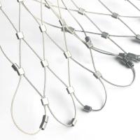 SS304 Ferrule Diamante Flexible de acero inoxidable de alambre de cable de red de cuerda
