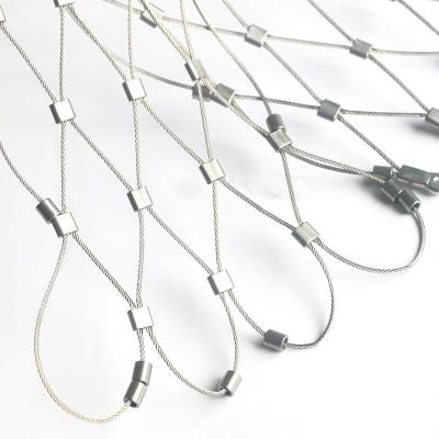 High End Decorative Wire Mesh Fencing Black Oxide Knotted Decorative Wire Mesh Screen