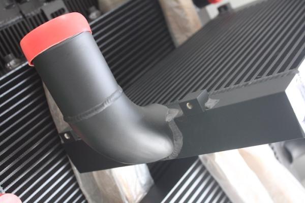 Vacuum Brazed Aluminum heavy duty radiator air cooler with bar plate heat exchanger design
