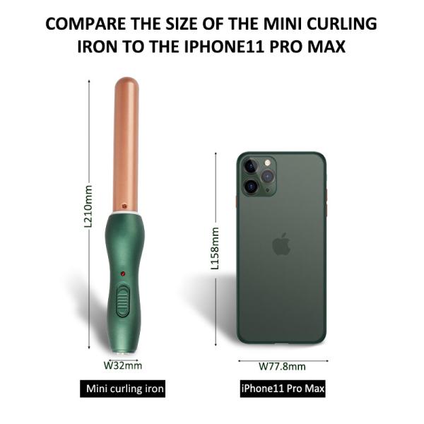 Небольшая электрическая мини аттестация Curler волос керамическая CB/CE