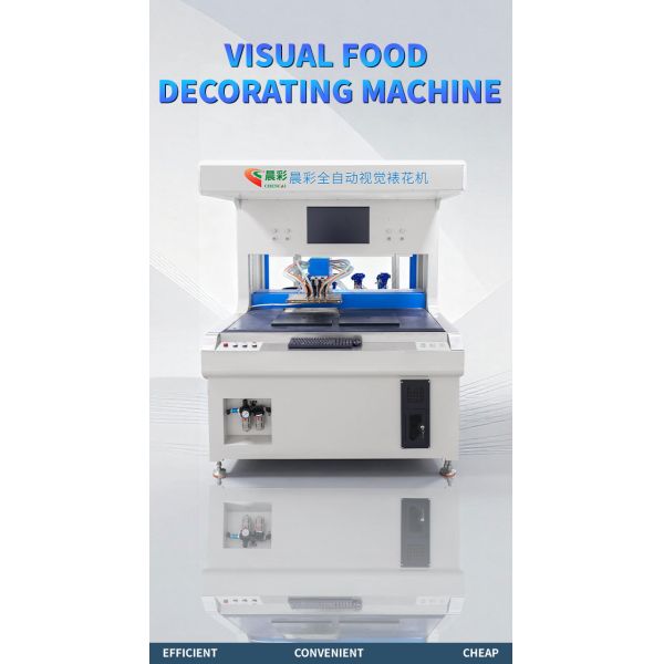 Automatic Dual-station Visual Chocolate Decorating Machine for Candy and Chocolate Making
