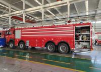 Caminhão de bombeiros de torre de água de lança dupla de 60 metros com tanque de combustível de 315 litros e tanque de líquido de 6.000 litros