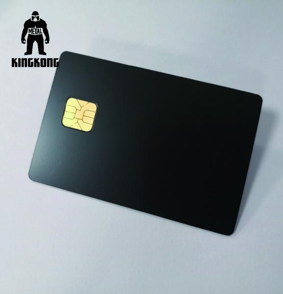 Luxury  Copper Metallic Ink Business Cards For Bank SLE4442 Chip Matt Effect