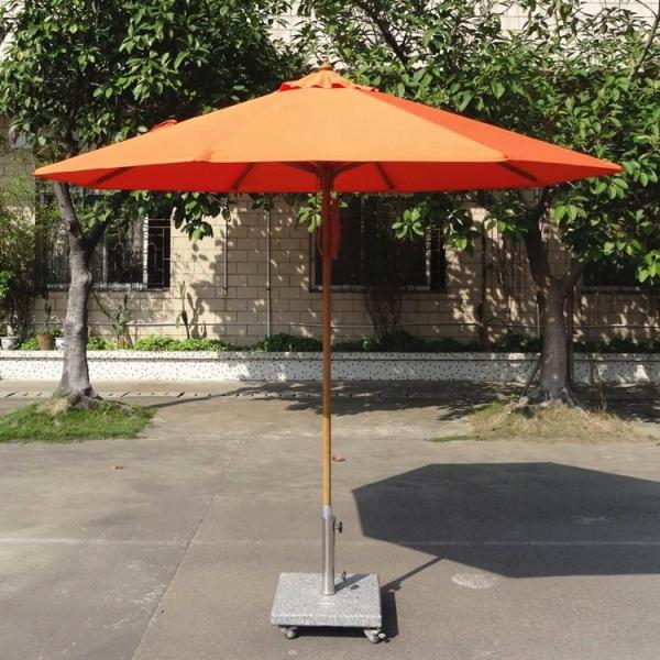 Modern Street Outdoor Patio Umbrellas Flange Surface Mounted Type