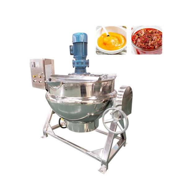 Industrial Stainless Steel Agitator Mixer Stew Cooking Jacketed Kettle Stirring Pot