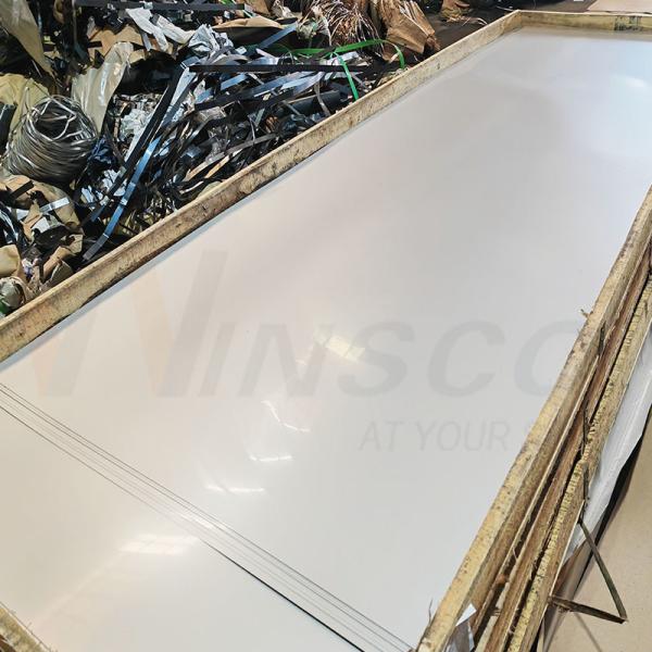 1250mmx2500mmx0.4mm Placas metálicas de alta resistência STS 304 304L de aço inoxidável laminado a frio 2B