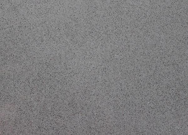 Flat Deep Grey Artificial Stone Countertops Strong Temperature Resistant