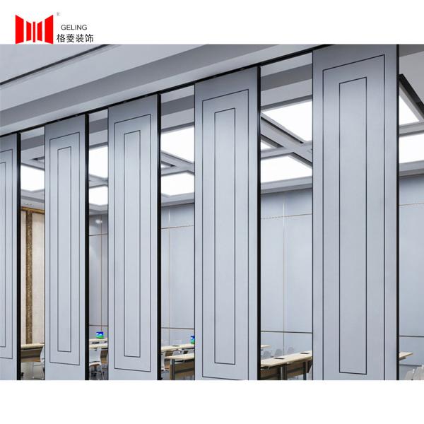 Foldable Wooden Surface Decorative Partition Wall For Hotel