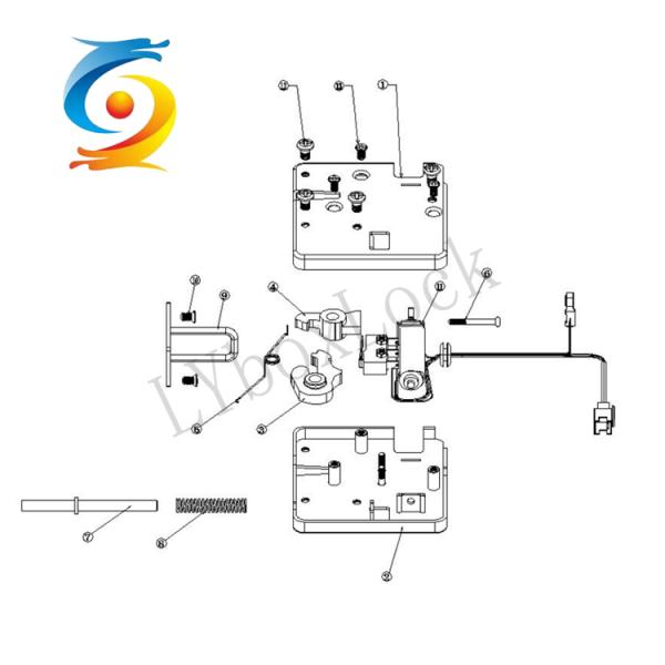 5V - установка Keyless замков шкафа 24V электронная легкая