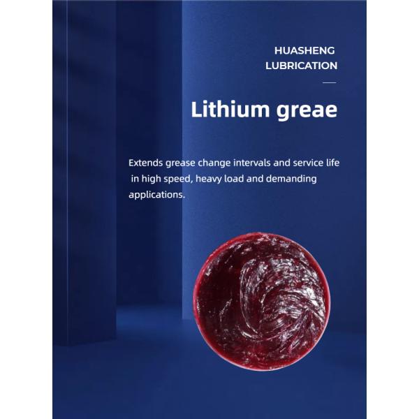 High Viscosity Base Oil Complex Lithium Soap Based Grease for Industrial Applications