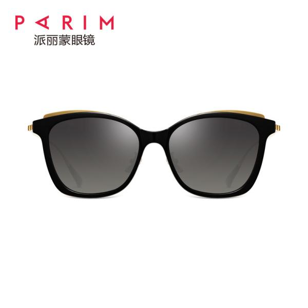 Metal PEI Mixture Frame Ladies Polarized Sunglasses Fashionable Cat Eye TAC Lens Eyeglass
