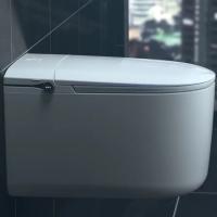 Salle de bains en céramique électrique Smart Toilet avec S Trap Drainage à distance AI Sensor sans contact