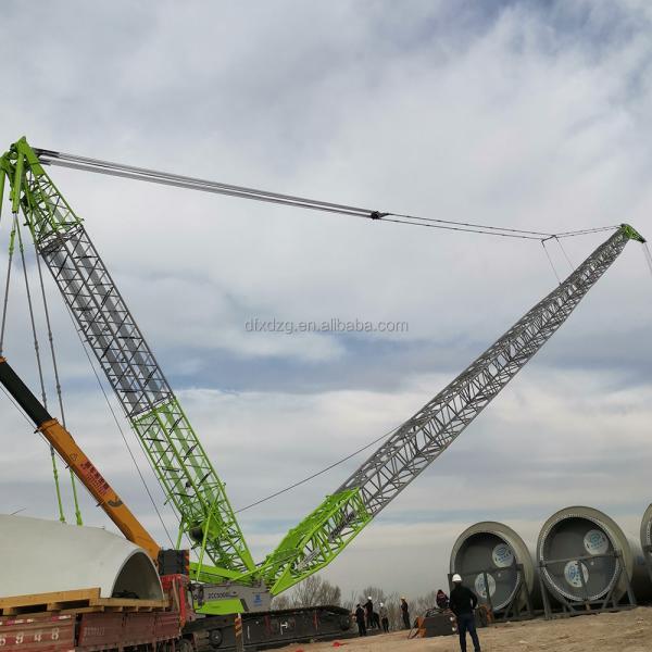 SCC1500A-6 150 Ton Crawler Crane With Hydraulic Cylinder And Weichai Engine