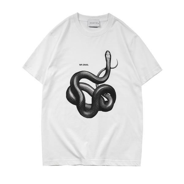 Gender-Neutral 3D Printed Snake Loose T-shirt for Street Fashion in Various Sizes