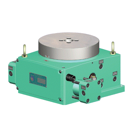 Heavy Duty Steel Rotary Positioning Table Providing 280 Kgf m Rotation Torque