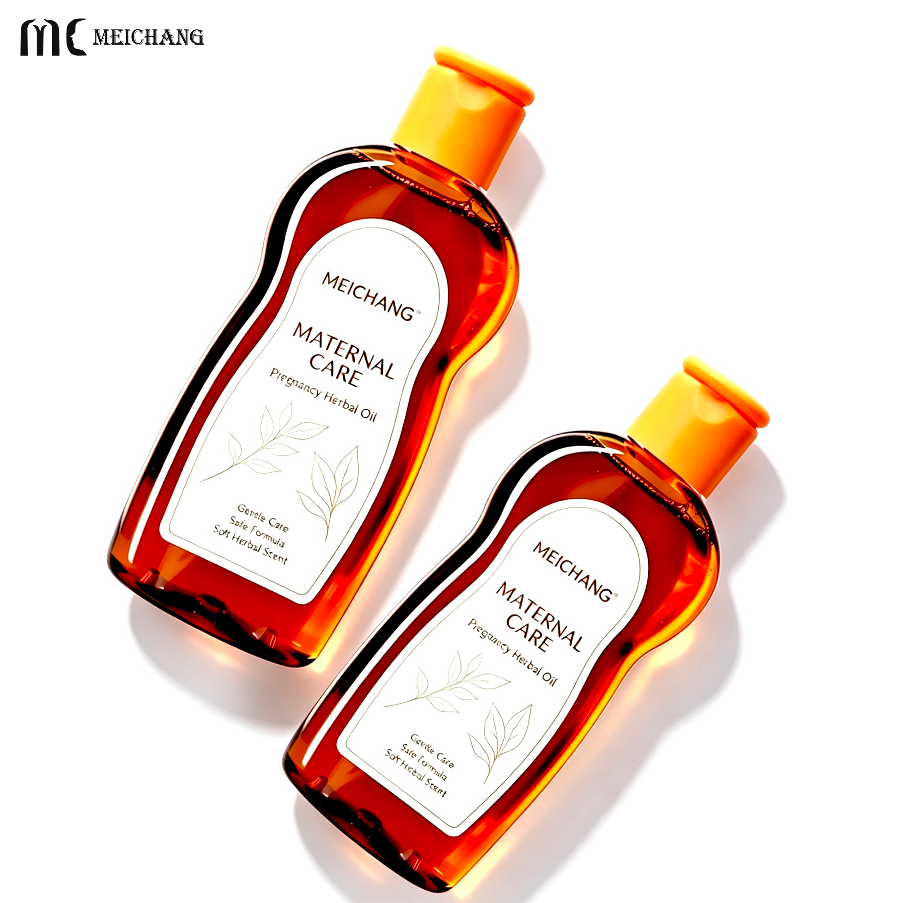 200ml Biodegradable Baby Care Oil Bottle with Flip Top Cap(MC-442)