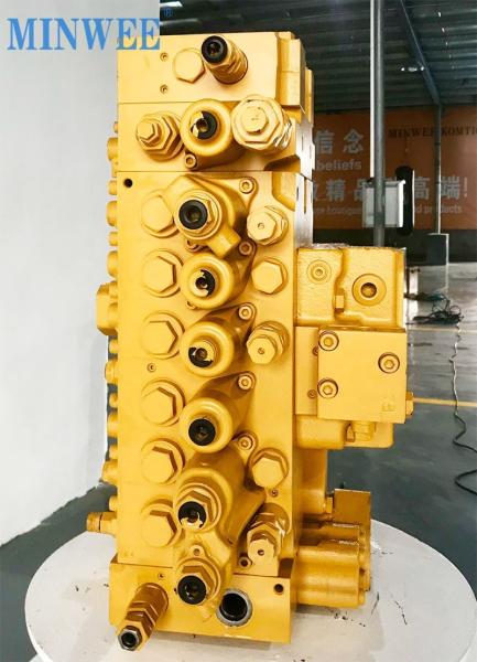 Original excavator hydraulic control valve Genuine PC200-7 control valve  723-46-20402 7234620402 main distribution valv