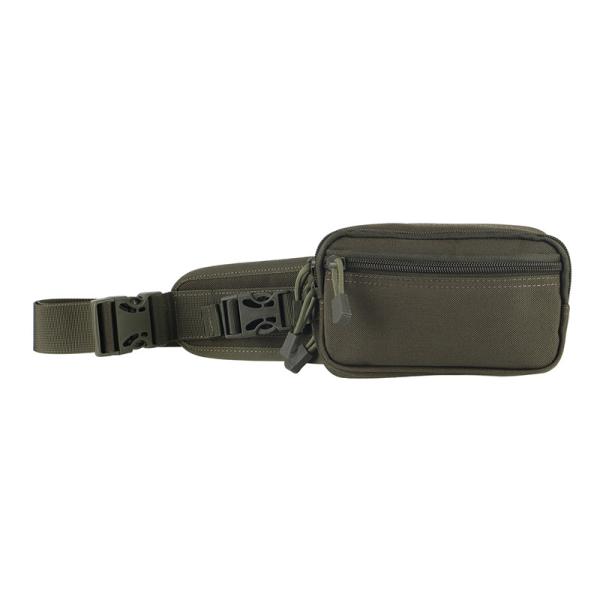 Tear Resistant Outdoor Tactical Bag , Adjustable Shoulder Straps Camping Waist Bag