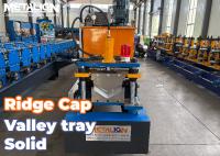 Machine de formage de rouleaux à capuche de crête efficace avec profil de sécurité pliable
