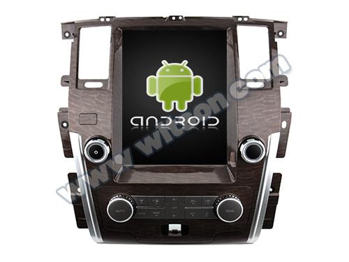 12.1 ScreenTesla Vertical Android Screen For Nissan Patrol Royale Armada Y62 2010-2020 Car Multimedia Stereo GPS Carplay Player