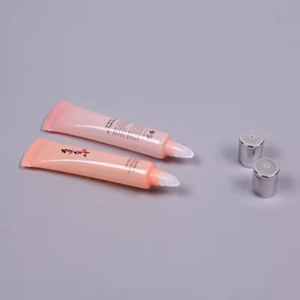 Tubes cosmétiques de crème personnalisés vides pour l'emballage, tubes de brillant à lèvres colorés à presser