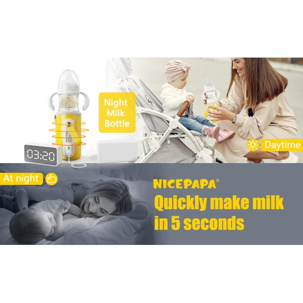 Быстро поспешите 3 в 1 бутылке молока младенца питаясь портативное 8oz для на открытом воздухе перемещения