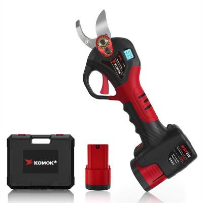 LED Display Garden Cordless Pruning Shears 16.8V With 2 Rechargeable Batteries 2Ah