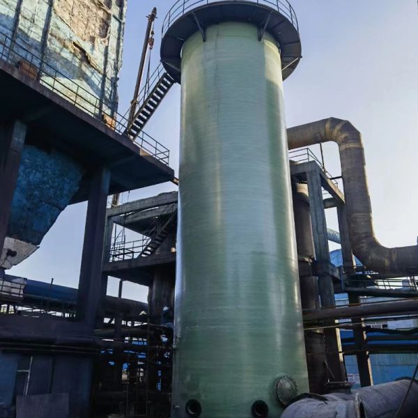 Meets Flue Gas Emission Standards FRP Desulfurization Tower Reduces Acid Rain Pollution