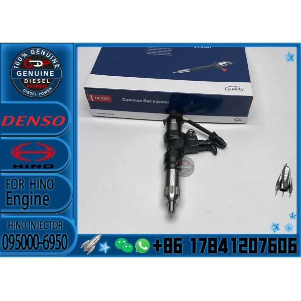 Новая автозапчасть Инжектор дизельного топлива 095000-6593 / 095000-6950 / 23670-E0010 Инжектор общего рельса