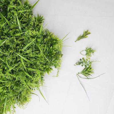 Paredes verdes artificiais do aeroporto 42cm do jardim impermeáveis