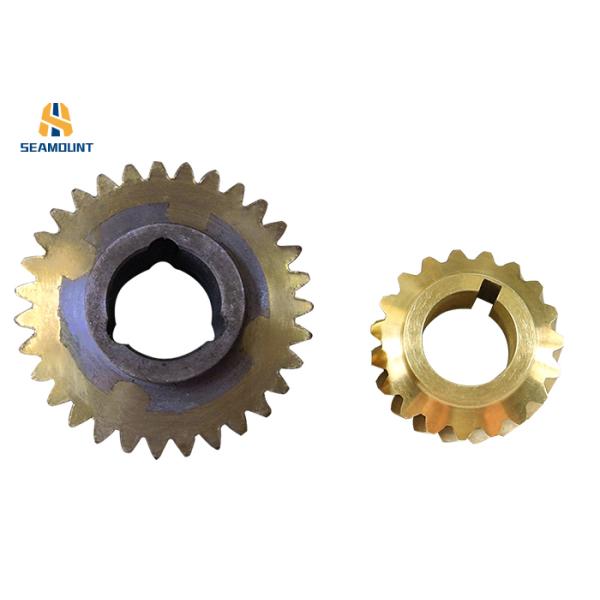 Brass Copper Worm Gear Anti Erosion Long Working Life Stable Performance