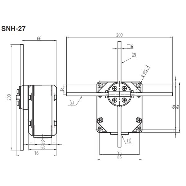 Blue Electric Wire Rope Hoist Steel Holding Limited Switch Used In Hoist And Complex Crane System