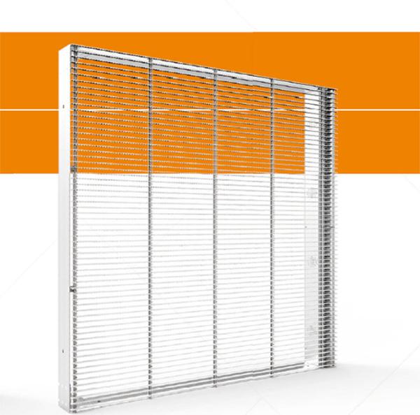 Indoor High Brightness  SMD LED Curtain Display Glass Media Display Aluminum Body Excellent Heat Conduction Effect
