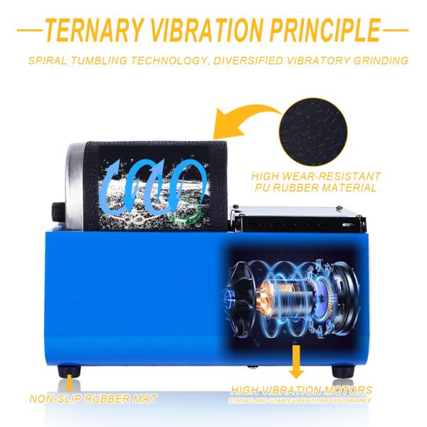 Mini Jewelry Vibratory Tumbler Jewelry Polishing Machine