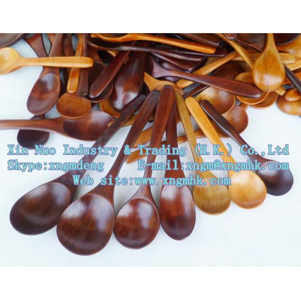 Wooden spoon, wooden scoop, wooden soup spoon, wooden children spoon