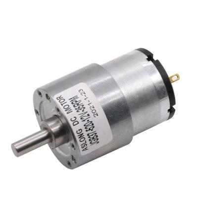 os motores pequenos da engrenagem da C.C. de 37mm 12V 7RPM torcem altamente os motores elétricos