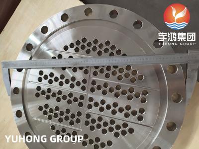 ASME SA182 F316L Floating Tube Sheet Heat Exchangers / Boiler Tube Sheet