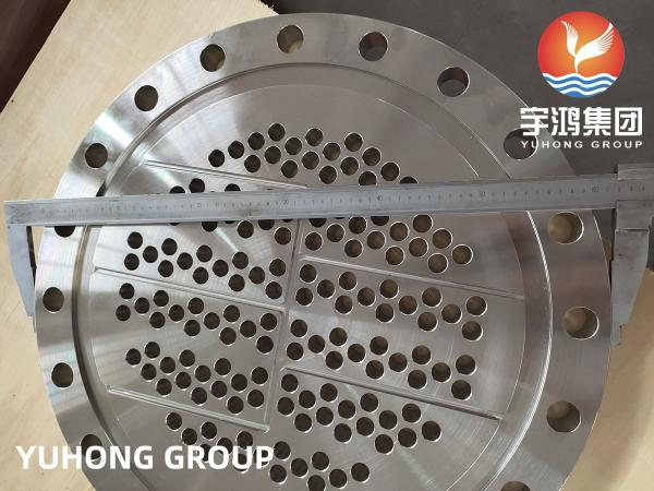 ASME SA182 F316L Floating Tube Sheet Heat Exchangers / Boiler Tube Sheet