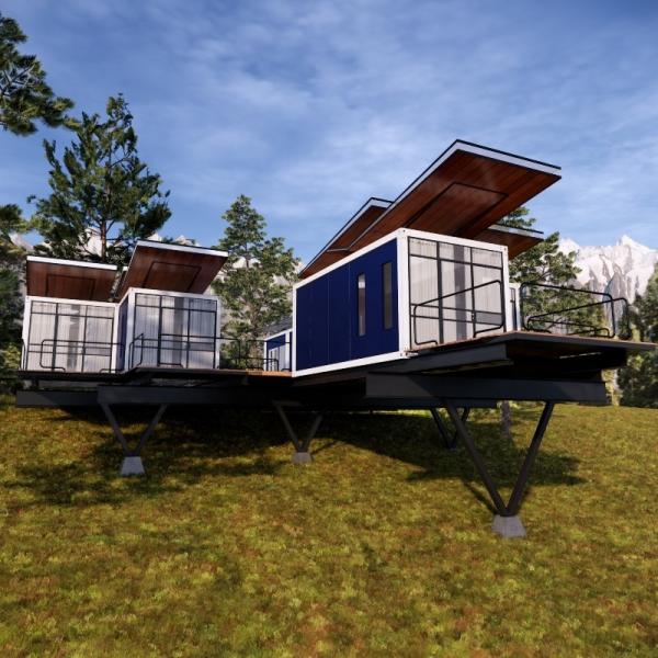 Dependable Latvia Steel Structure Portable Prefab+Houses for Multipurpose