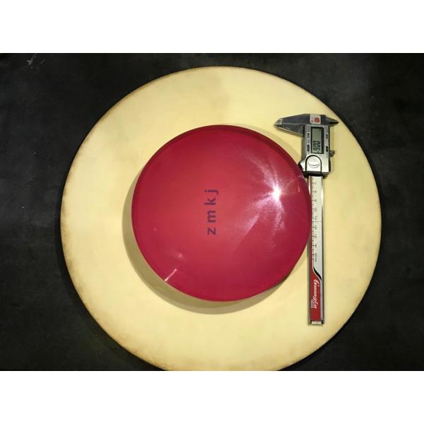 Ti+ Al2O3 Sapphire Wafer , Sapphire Crystal Glass Lens Doped Titanium